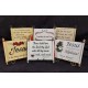 8 1/2 x 11 Holiday Seasonal Scroll Plaque Set